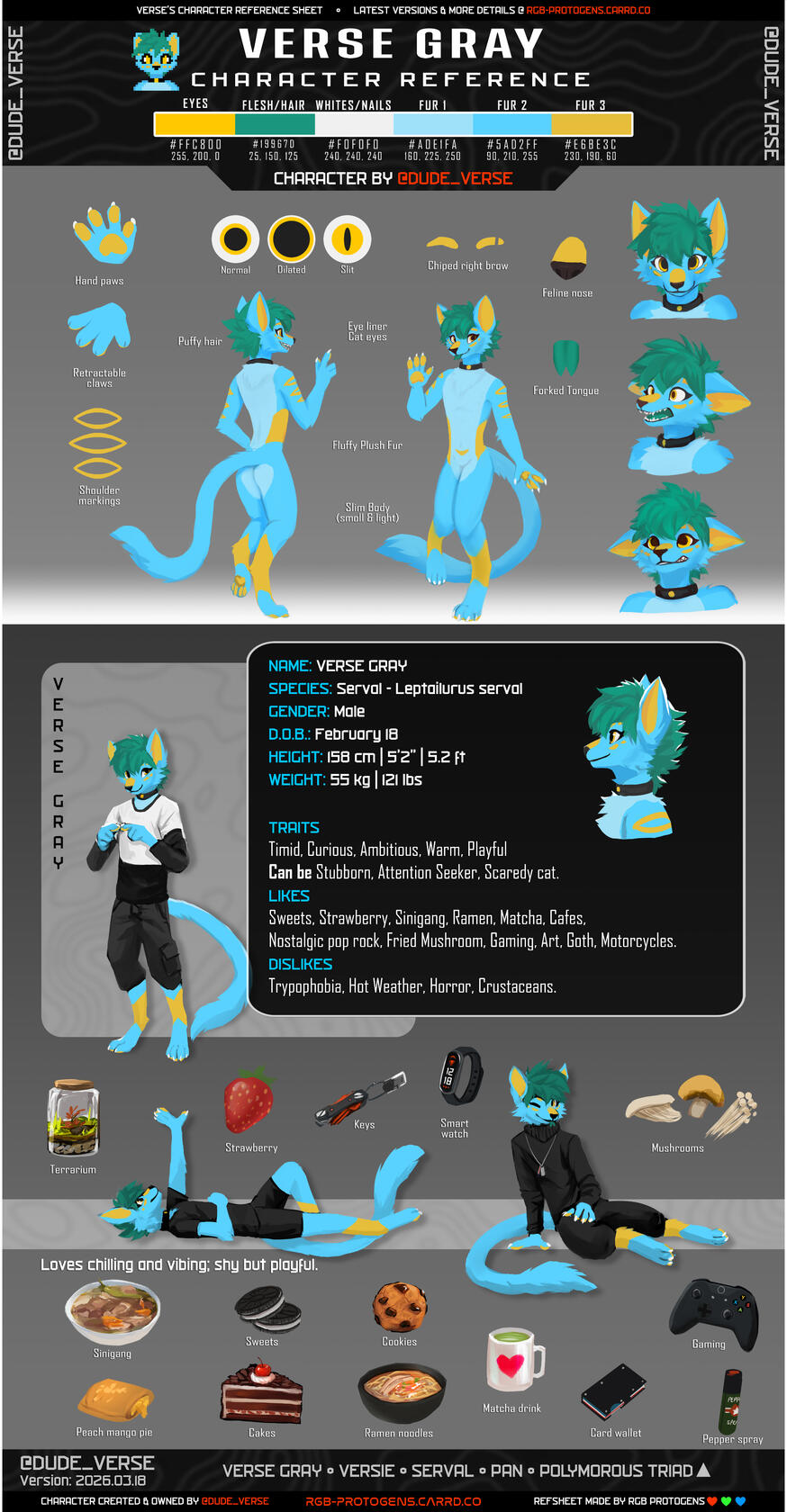 Verse Refsheet